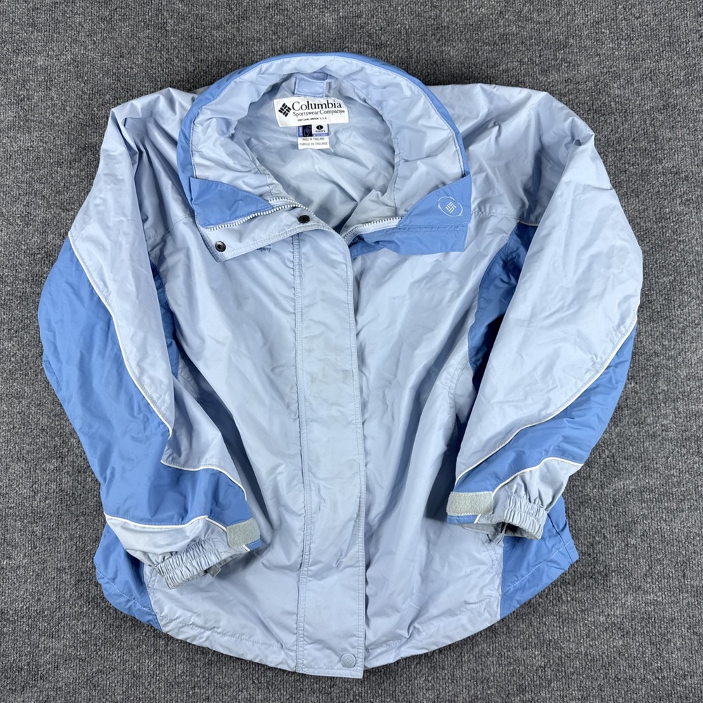 Columbia Core Interchange Omni-Tech Women's Jacket Blue Large Outer‎ Layer Only